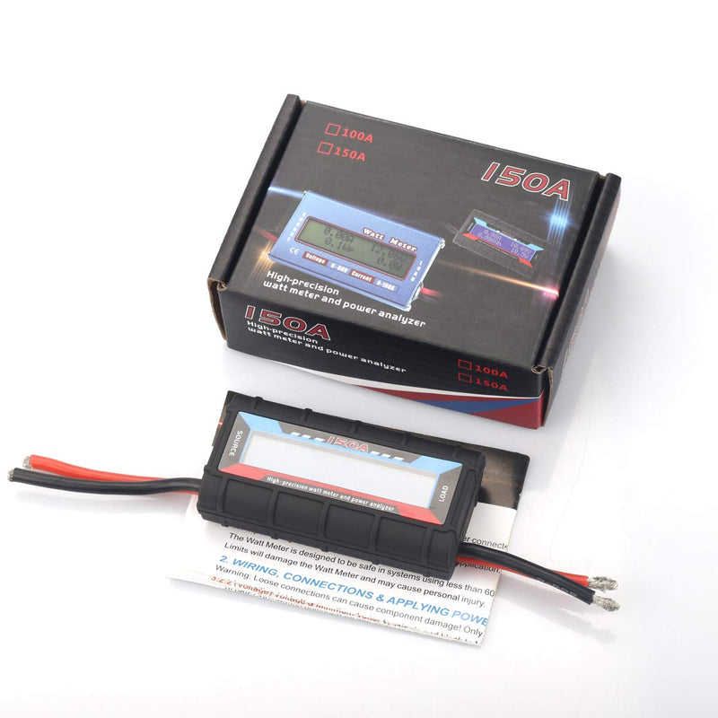 HTRC 150A High Precision RC Watt Meter Power Analyzer Battery Voltage Amp Meter - NewNest Australia