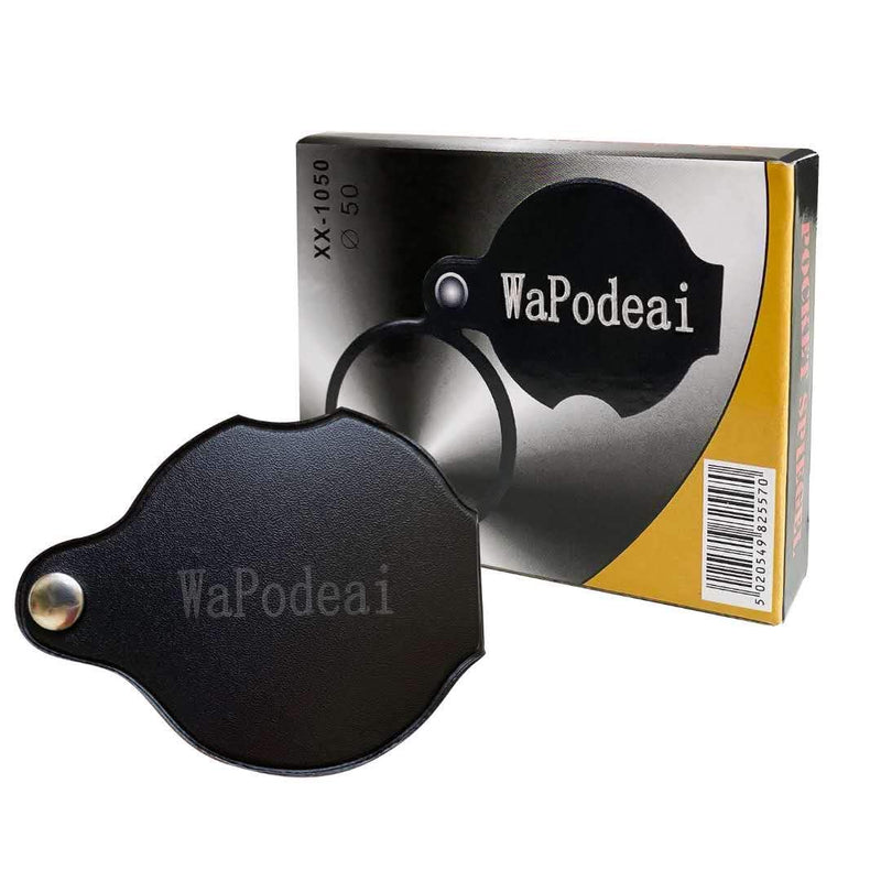 Wapodeai 2pcs 10x Small Pocket Magnify Glass Premium Folding Mini Magnifying Glass with Rotating Protective Sheath, Apply to Reading, Science, Jewelry, Hobbies, Books, 1.96in - NewNest Australia