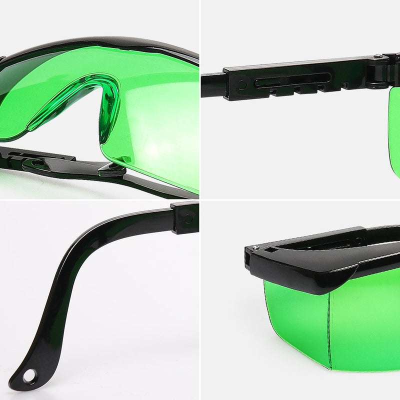 Huepar Gl01G Green Laser Light Glasses - Green Laser Glasses For Green Beam Cross Line Lasers, Rotary Lasers And Multi-Line Lasers - To Improve The Visibility Of The Green Beam (Includes Protective Box) - NewNest Australia