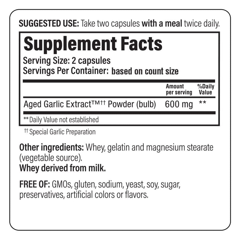 Kyolic Garlic Formula 100 Original Cardiovascular Formula (100 Capsules) 100 Count (Pack of 1) - NewNest Australia