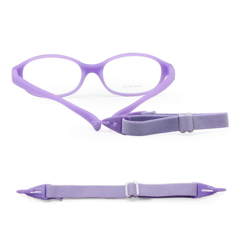 EnzoDate Children's Glasses Strap, Children's Glasses Cord, Sports Eyewear Head Band Retainer (5 pieces per package) Purple - NewNest Australia