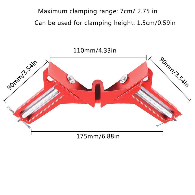 GoLucky7 Right Angle Clamp, 90 Degrees Corner Clamp, Picture Frame Holder, Glass Holder, DIY Woodworking Hand Tools - NewNest Australia