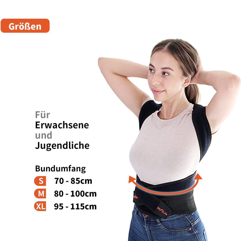 Dh Fitlife Posture Corrector | Back Straightener With Waist | Posture Trainer | Back Trainer | Back & Shoulder Strap | Back Support | Posture Corrector | For Men And Women - NewNest Australia