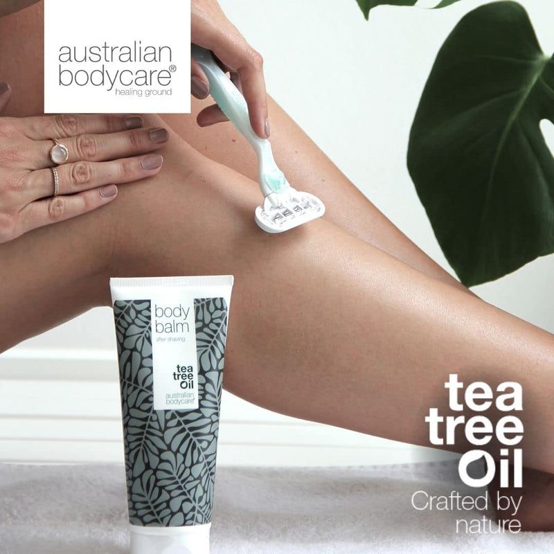 Australian Bodycare Body Balm 200 Ml Aftershave Balm Against Ingrown Hair, Shaving Burn & Red Pimples After Shaving Perfect After Shaving & Hair Removal On The Body 100% Natural Tea Tree Oil - NewNest Australia