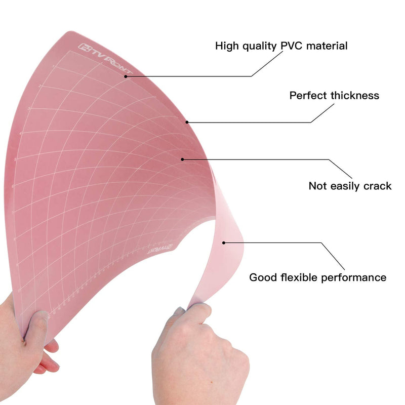 HTVRONT Fabric Grip Cutting Mat for Cricut, 3 Pack Cutting Mat 12x12 for Cricut Explore Air 2/Air/One/Maker，Fabric Adhesive Sticky Quilting Cutting Mats Replacement Accessories for Cricut FabricGrip Pink for cricut 12*12 3pack - NewNest Australia