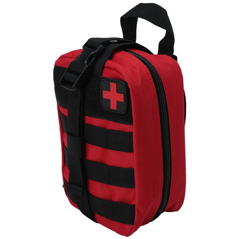 First Aid Bag, Outdoor Survival Military Waterproof First Aid Bag Climbing Emergency Pouch (Red) - NewNest Australia