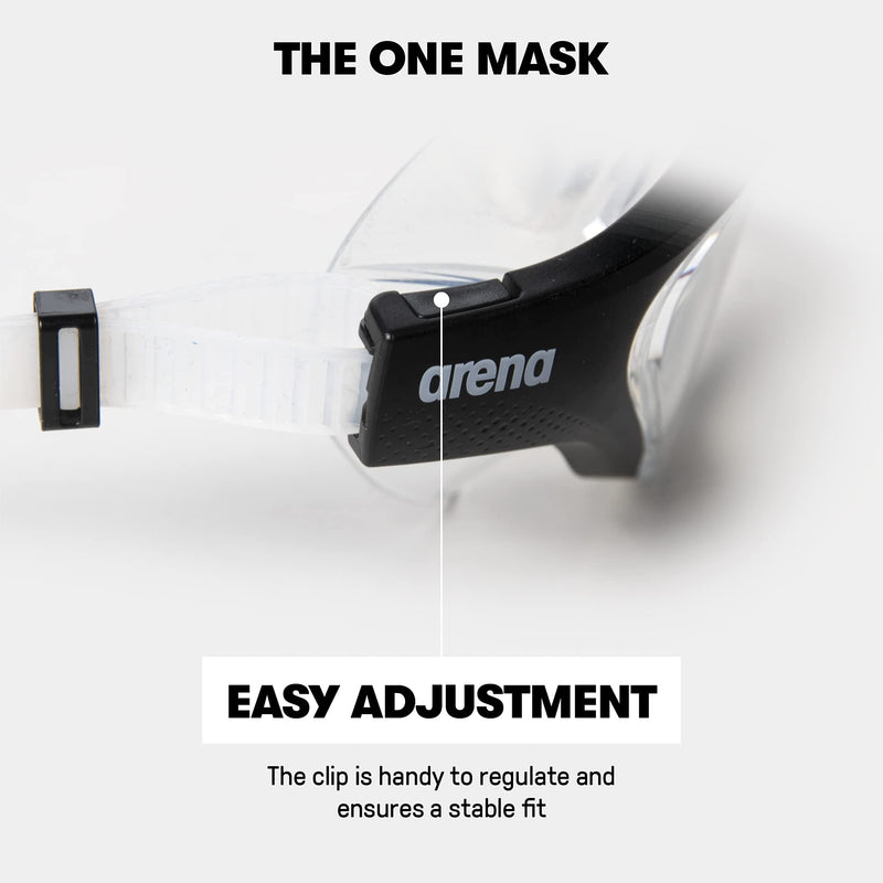 arena The One Mask Swim Goggles for Men and Women Smoke/Deep Green Non-mirror Lens - NewNest Australia