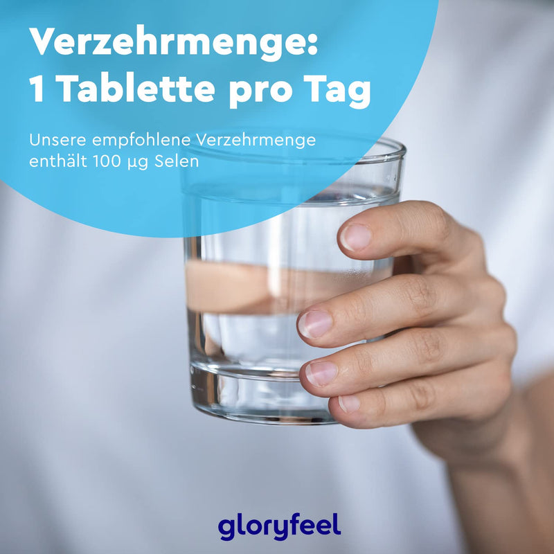 Selenium 365 tablets - premium complex of sodium selenite & selenomethionine - immune and thyroid support* - laboratory tested, 100% vegan and made in Germany without additives - NewNest Australia