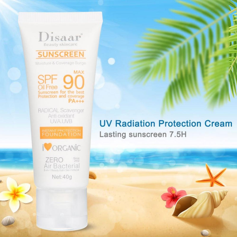 SPF50++ 40ml Moisturising Sunscreen,Face and Neck Whole Body Sun UV Radiation Protection Cream, Sunblock Whitening Non Grease Lotion - NewNest Australia