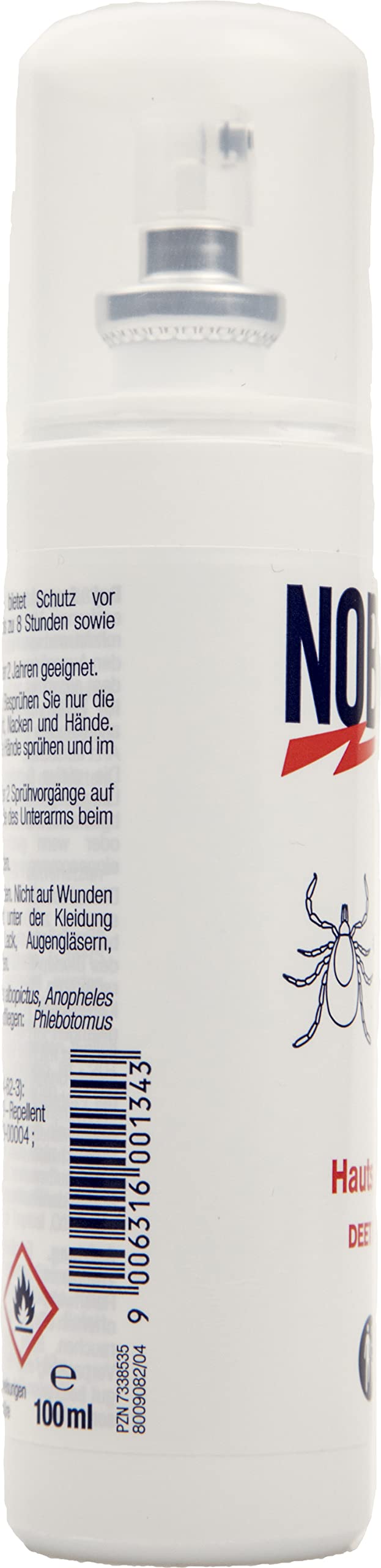 NOBITE skin spray, insect repellent for applying to the skin (100 ml) 100 ml (pack of 1) - NewNest Australia