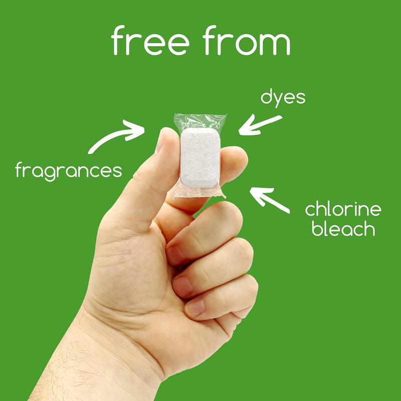 Beyond Natural Dishwasher Tablets - Fragrance & Dye Free - ZERO PLASTIC WASTE - Certified Biobased (1 Box of 32) - NewNest Australia