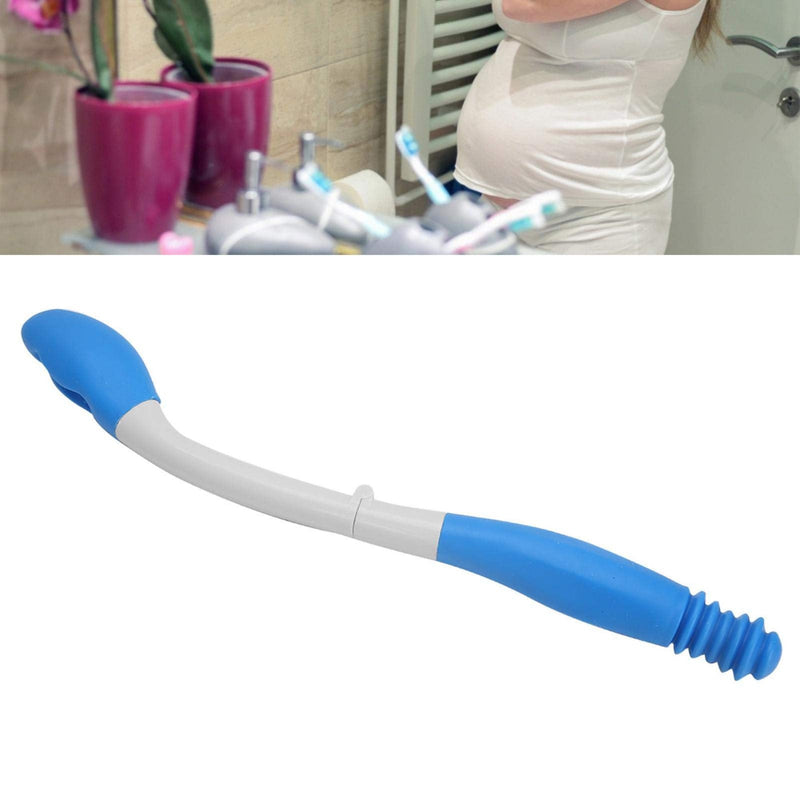 AMONIDA Toilet Aids Wiping, Foldable Lightweight Long Handle Wiper Toilet Aids Bottom Wiper, for the Elderly, Pregnant Women and Other People Who Are Inconvenient to Bend Down(40cm) - NewNest Australia
