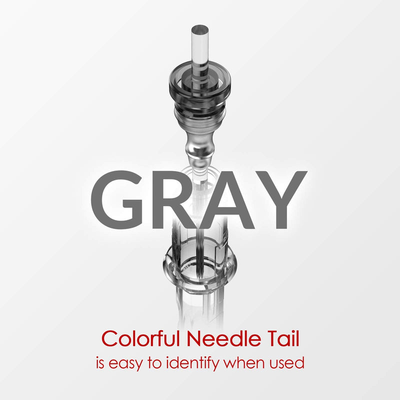 Wormhole Tattoo Cartridge Needles 50pcs Assorted Tattoo Needle Cartridges Round Liner Mixed 3RL 5RL 7RL 9RL 11RL (50pcs #10 Standard RL) - NewNest Australia