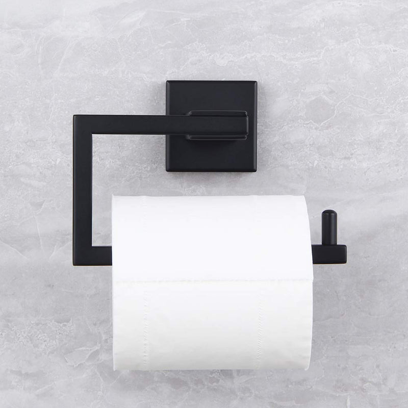 Matte Black Toilet Paper Holder SUS 304 Stainless Steel Wall Mounted Toilet Tissue Roll Holder for Bathroom - NewNest Australia