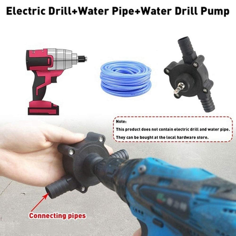 BlueRCKing 1pcs Hand Electric Drill Pump Self Priming Water Transfer Pump Small Household Pump - NewNest Australia