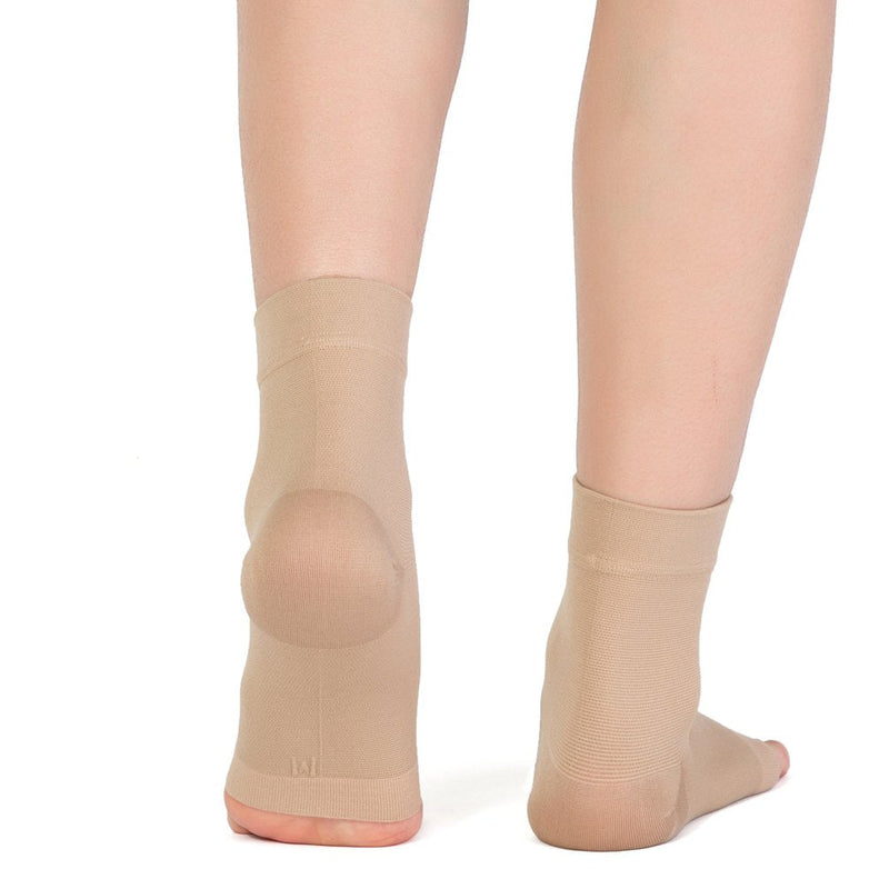 TOFLY® Plantar Fasciitis Socks for Women Men, Truly 20-30mmHg Compression Socks for Arch & Ankle Support, Foot Care Compression Sleeves for Injury Recovery, Eases Swelling, Pain Relief, 1 Pair XL Beige - NewNest Australia