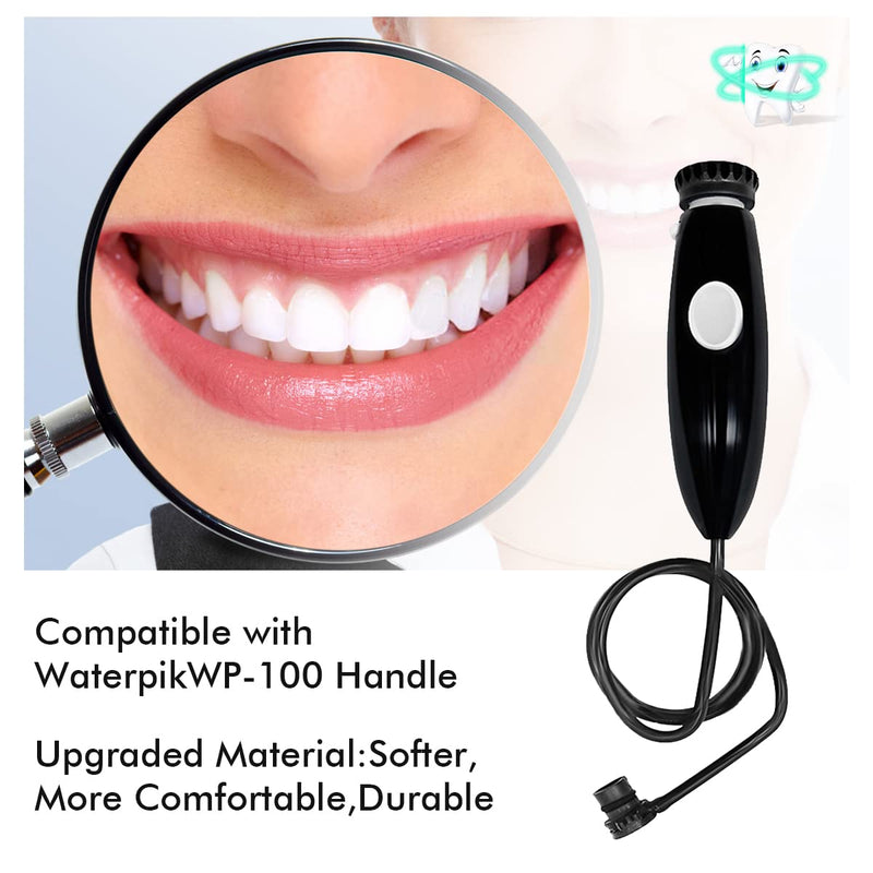 WuYan Replacement/Handle Hose Compatible with Waterpik Wp-100 Wp-450 Wp-660 Wp-900 Black - NewNest Australia