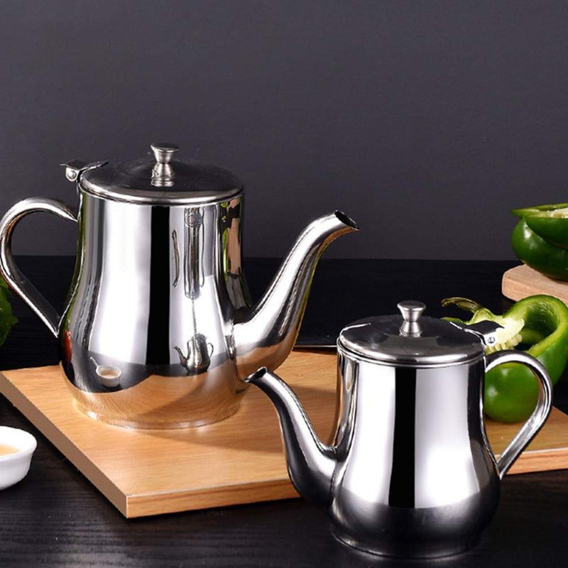 Oil Pot Dispenser Bottle Container: Oil Strainer Pot Grease Storage Can with Fine Mesh Strainer Liquor Bottle for Kitchen Cooking Frying Oil Fat Grease Keeper - NewNest Australia