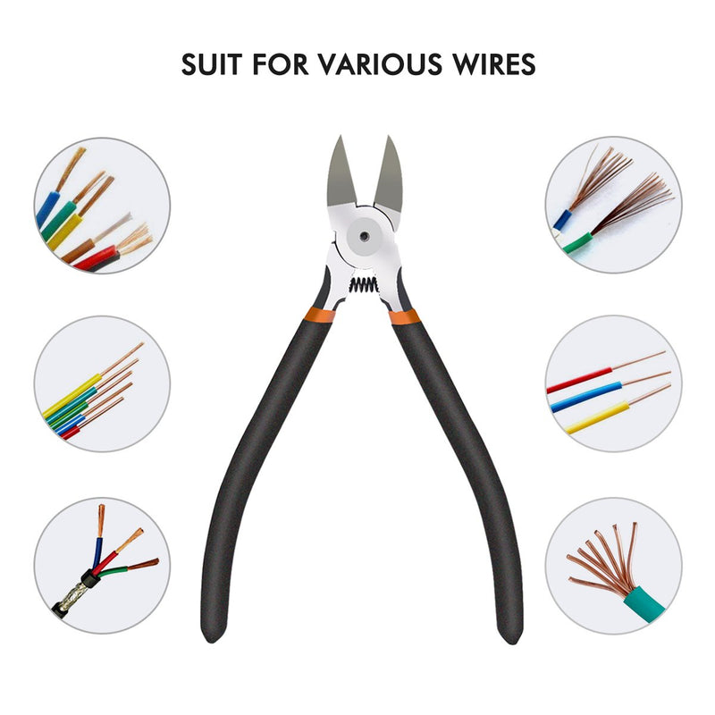 BOENFU Wire Cutter - Precision Side Cutter 6 Inch Cutting Pliers 6 Inch Wire Cutter - NewNest Australia