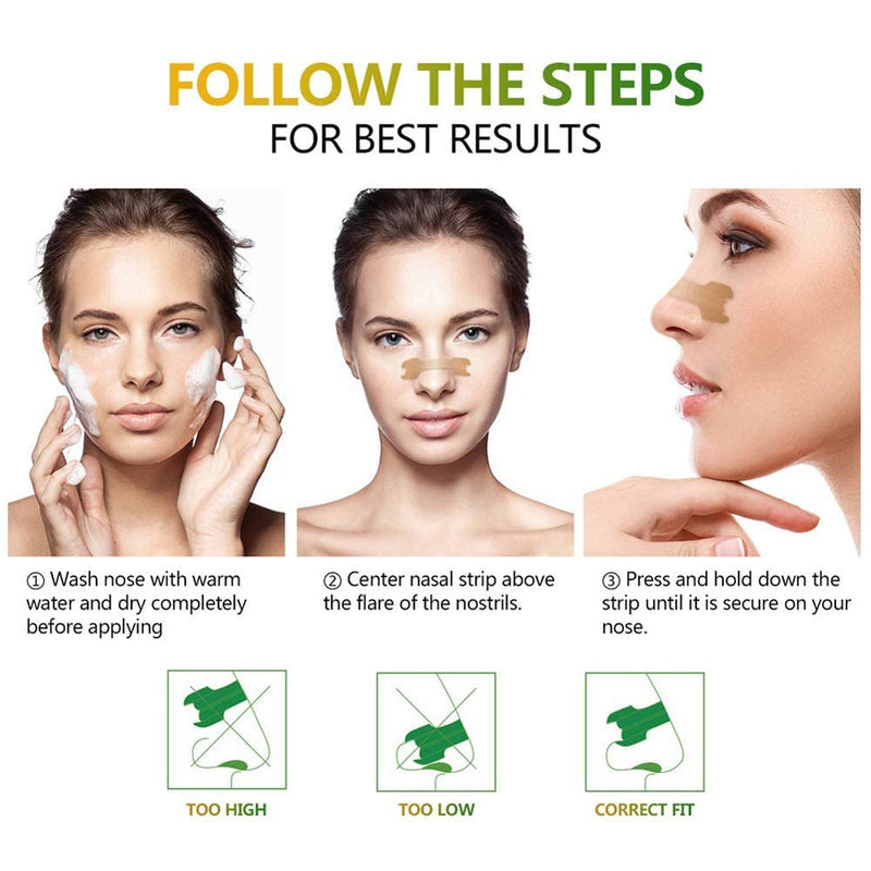 Taliwell Nose Plasters Pack of 100 L Large, Better Breathing While Sleeping, Sports, Sniffs, Nose Strips Against Snoring, Anti-Snoring Plaster Stopper - NewNest Australia