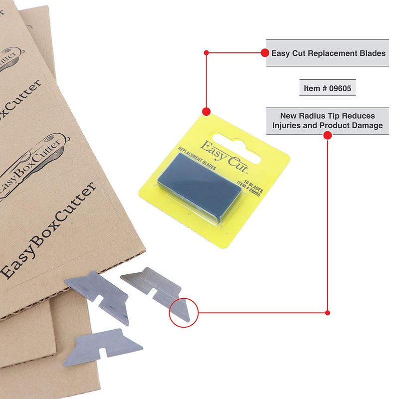 Easy Cut 10 Count Standard Replacement Blades Series (10 Blades in a Box) - NewNest Australia