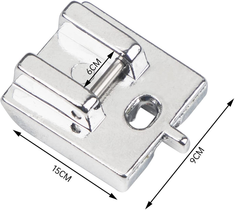 4 PCS Zipper Foot Sewing Machine Presser Foot Set of Invisible Concealed Narrow Zipper Foot, Fits for Most Snap On Singer, Brother, Janome, Babylock Low Shank Sewing Machines - NewNest Australia