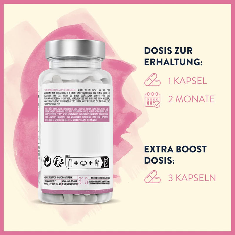 Cultures Complex For Women - Probiotics Women Intimate Flora Intestinal Flora 45Bkbe 4Strains Intestinal Bacteria: Lactobacillus Acidophilus Crispatus Lactobacillus Rhamnosus Plantarum Inulin - NewNest Australia