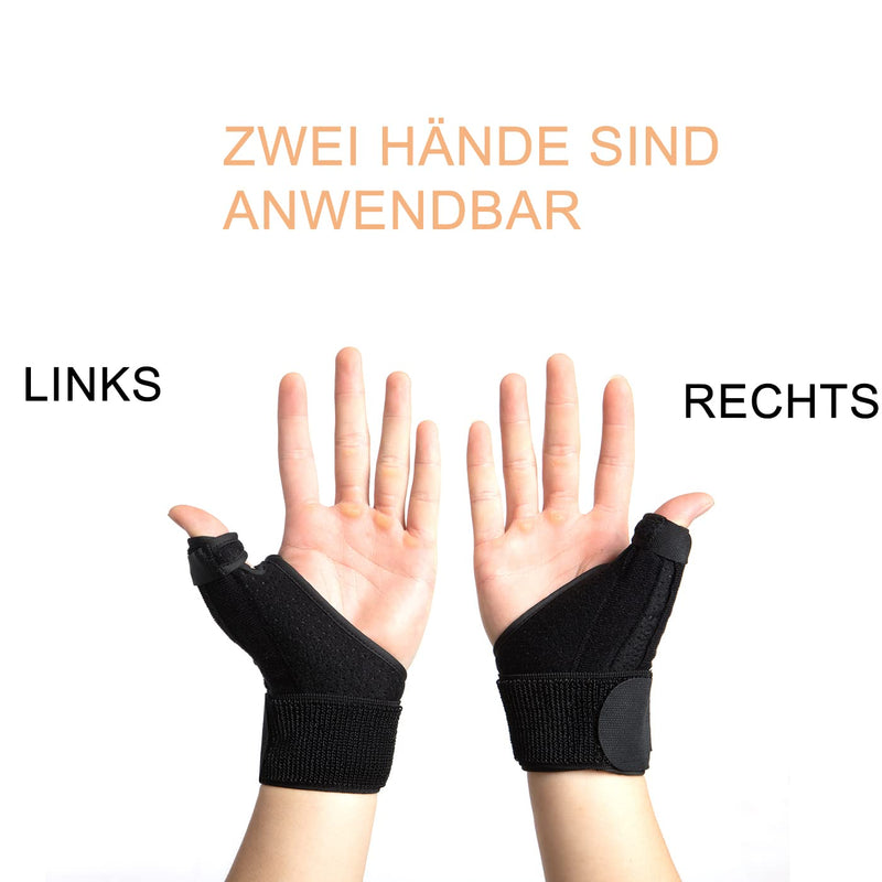 MUSEFITER Compressed Thumb Joint Stabilized Blackberry Thumb, Lightweight and Breathable Trigger Fingers, Pain Relief, Arthritis, Tendonitis, Sprain S/M - NewNest Australia