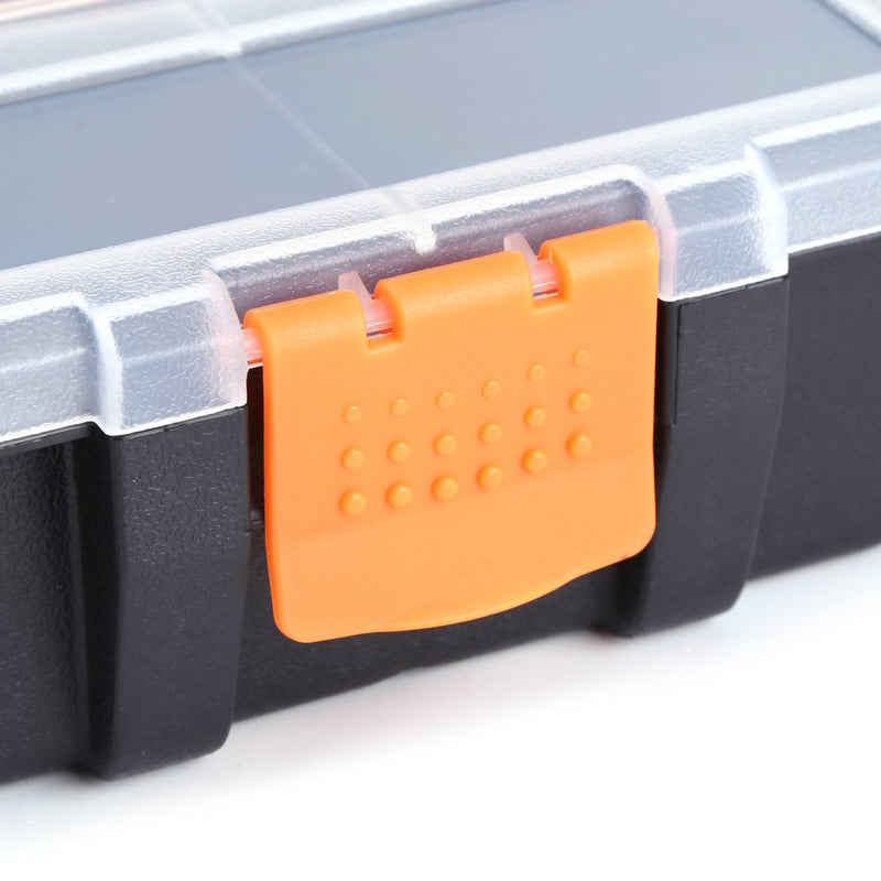 Plastic Heavy-Duty Tool Storage Box Two-Layer Components Storage Case Organizer Small Parts Tool Box - NewNest Australia