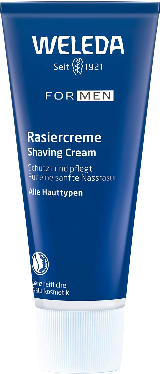 Weleda Bio For Men Shaving Cream, Natural Cosmetics Shaving Foam For The Care And Protection Of The Skin For Wet Shaves, Gentle Foam For A Gentle Shaving For Men (1 X 75 Ml) - NewNest Australia