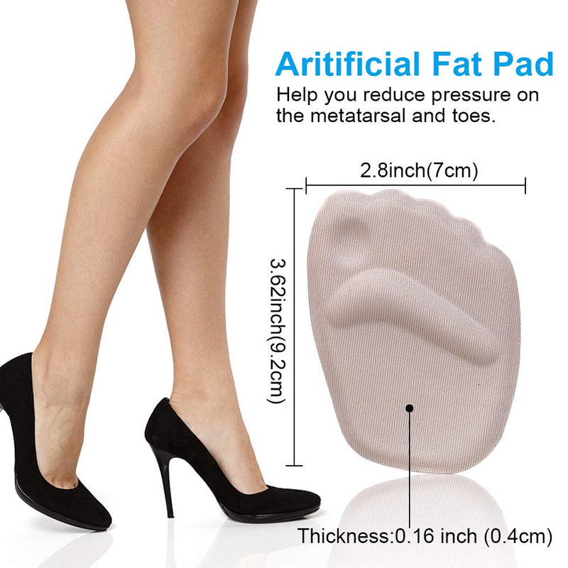 Gel Ball of Foot Cushion, 3 Pairs High Heels Shoes Inserts Forefoot Pads Foot Pain Relief Metatarsal Pads Reusable Ball of Foot Cushion for Women (Mixed Color 3 Pairs) Mixed Color 3 Pairs - NewNest Australia
