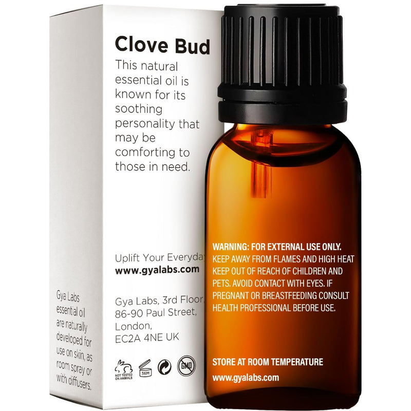 Gya Labs Clove Oil for Oral Care. Natural Clove Essential Oil for Oral discomfort. - Clove Oil Essential Oil - Clove Oil for Hair, Skin, Teeth, and Gums. (10 ml) 10 ml (Pack of 1) - NewNest Australia