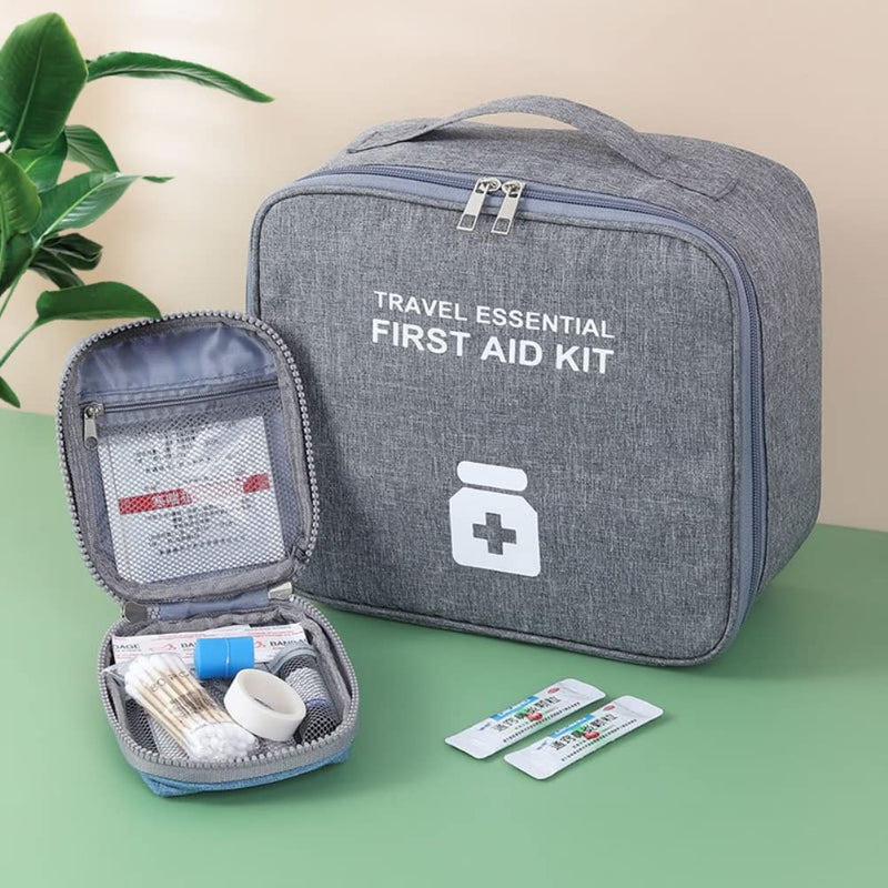 Ghzste Pack of 2 Medicine Bag Large Capacity Waterproof Medical Emergency Bag, Empty Waterproof First Aid Medication Bag for Travel Outdoor - NewNest Australia