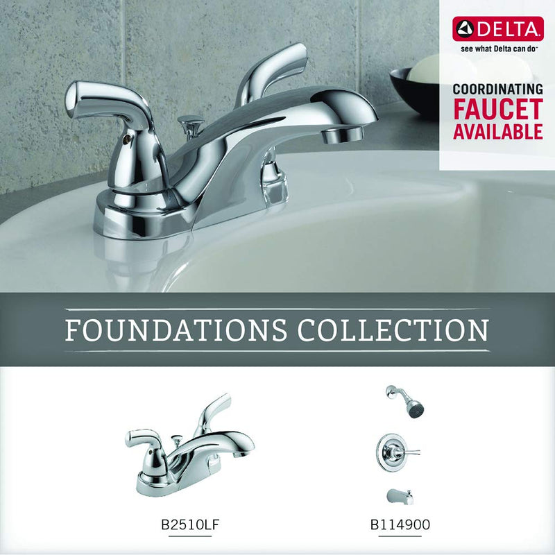 Delta Faucet FNDS50-PC Foundations Toilet Paper Holder, Polished Chrome - NewNest Australia