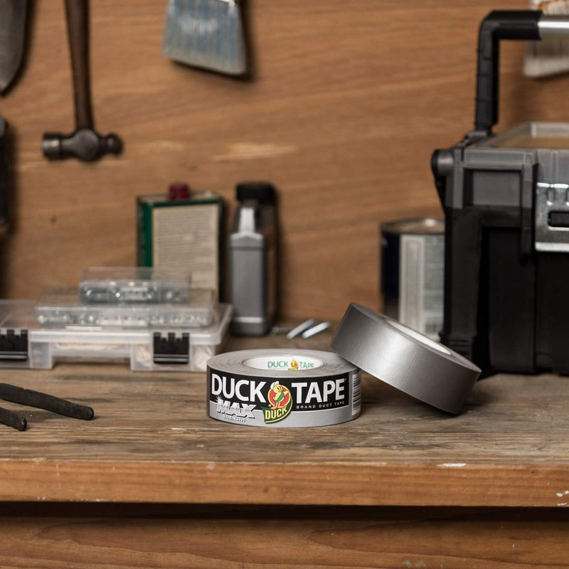 Duck Max Strength 240201 Duct Tape, 1-Pack 1.88 Inch x 45 Yard Silver - NewNest Australia