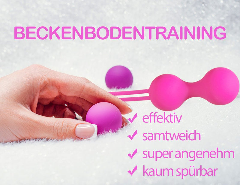 Kegel Exercise Weights for Women - The Perfect Set for Pelvic Floor Training and Bladder Control – for Beginners and Advanced - Including Storage Box & Velvet Bag Pink - NewNest Australia