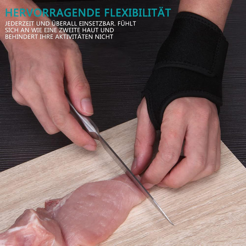 Wrist Bandages, Compression Bandage For Pain Relief, Wrist Support For Sports, Fitness, Weight Sports And Everyday, Wrist Wrap For Men And Women, Fits Left And Right Hand (Black) - NewNest Australia