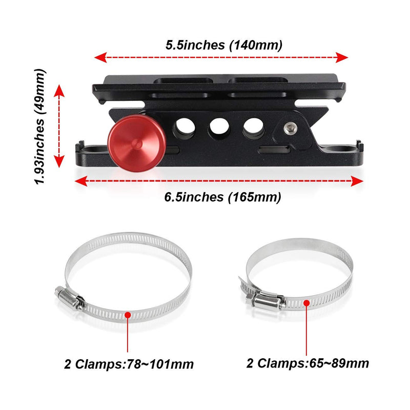 SuLokiy Universal Quick Release Roll Bar Fire Extinguisher Mount bracket 6061-T6 Billet Aluminum Fit For Jeep Wrangler UTV Polaris RZR Ranger Can-Am Maverick ATV - NewNest Australia