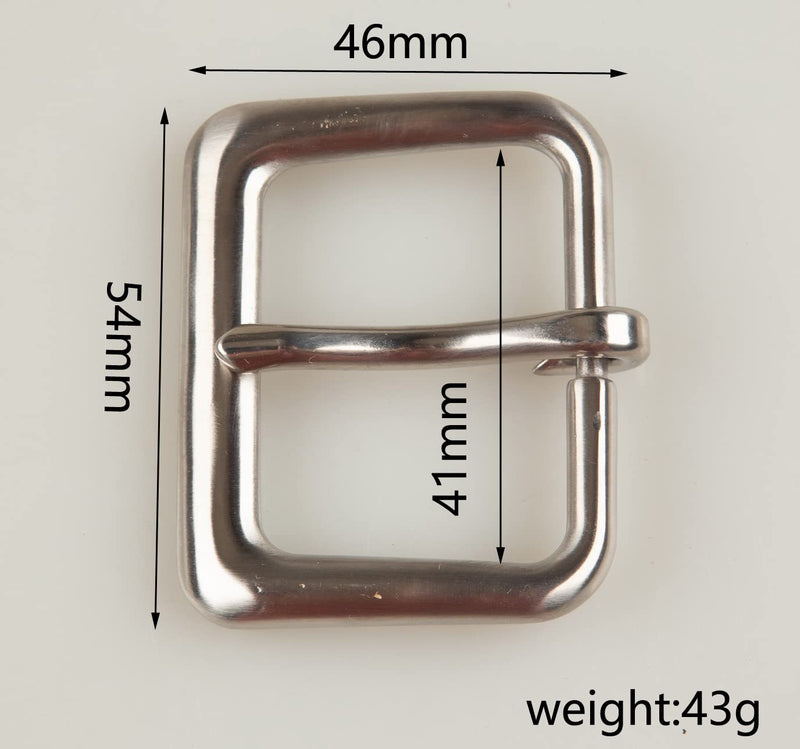 SENWA Stainless Steel Single Prong Square Belt Buckle-1.6"(40mm) for 1.5"(38mm) Belt - NewNest Australia