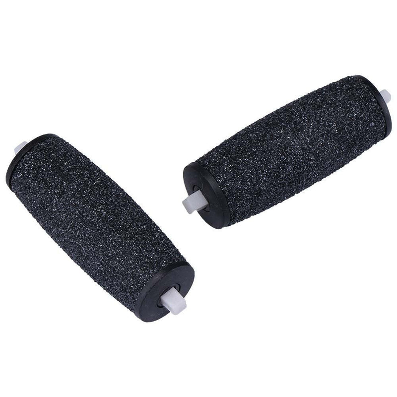 [Pack of 4] Canwn Extra Coarse Mineral Replacement Rollers for Scholl Velvet Smooth Callus Remover Refill Rollers with Diamond Particles Black - NewNest Australia