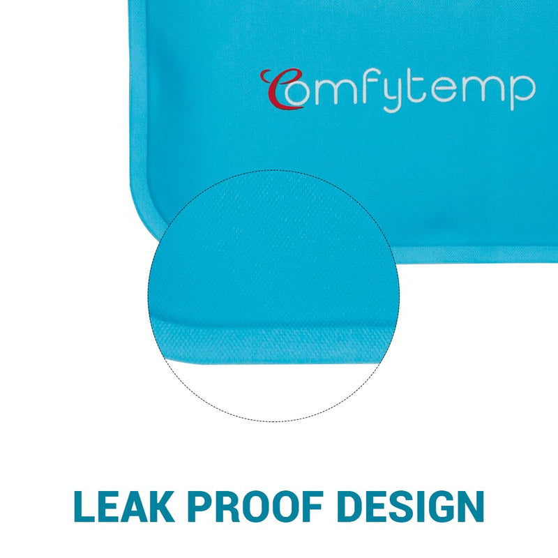 Comfytemp Mini Gel Ice Pack for Injuries (6 Packs), 3" X 4.5" Reusable Cold Pack, Cold Compress for Kid, Headache, Tired Eyes, Wisdom Teeth, Breastfeeding, Pain Relief, First Aid, Small Cooling Pillow - NewNest Australia
