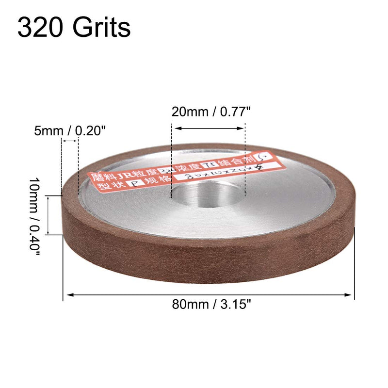 uxcell 3.15-Inch Diamond Grinding Wheels Resin Bonded Flat Abrasive Wheel for Carbide Metal 320 Grits 75% - NewNest Australia