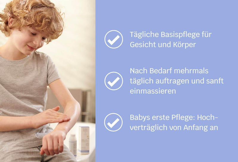 SIRIDERMA Basic baby and children's cream | Fragrance free | Skin care for sensitive, dry and flaky skin | Also for baby acne (150ml) 150ml - NewNest Australia
