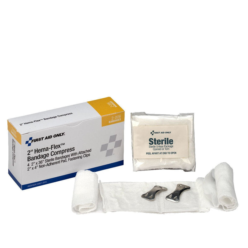 First Aid Only 2-006 Hema-Flex Bandage Compress, 36 Length x 2 Width - NewNest Australia