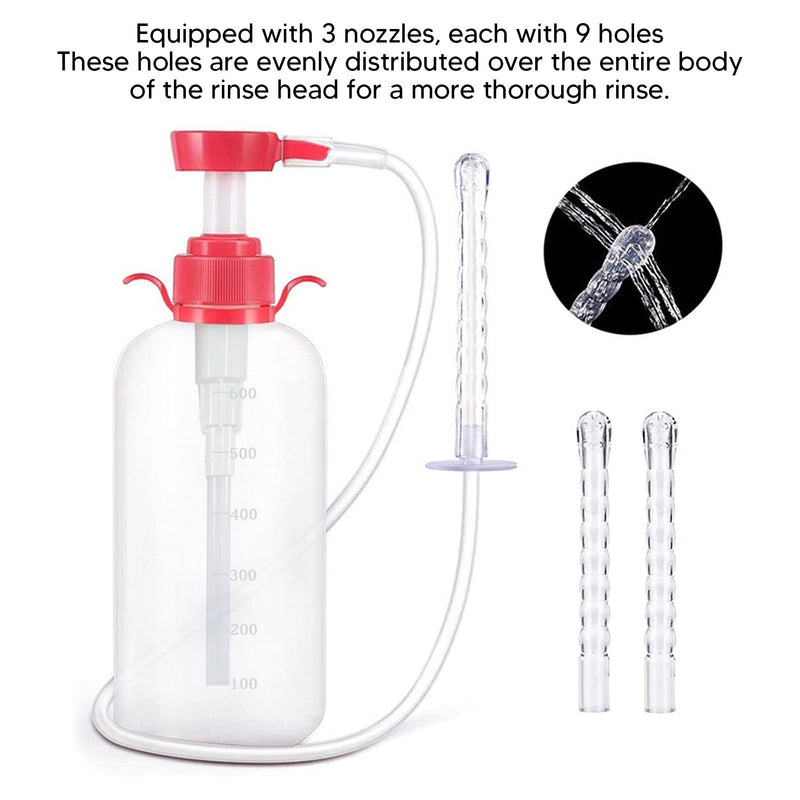 Reusable Vaginal Shower, Reusable Vaginal Cleaning Shower For Women, Douch, Vaginal Cleaning System, Vaginal Shower, Multi-Purpose, 9 Holes, Removable Silicone Women'S Vaginal Cleaner - NewNest Australia