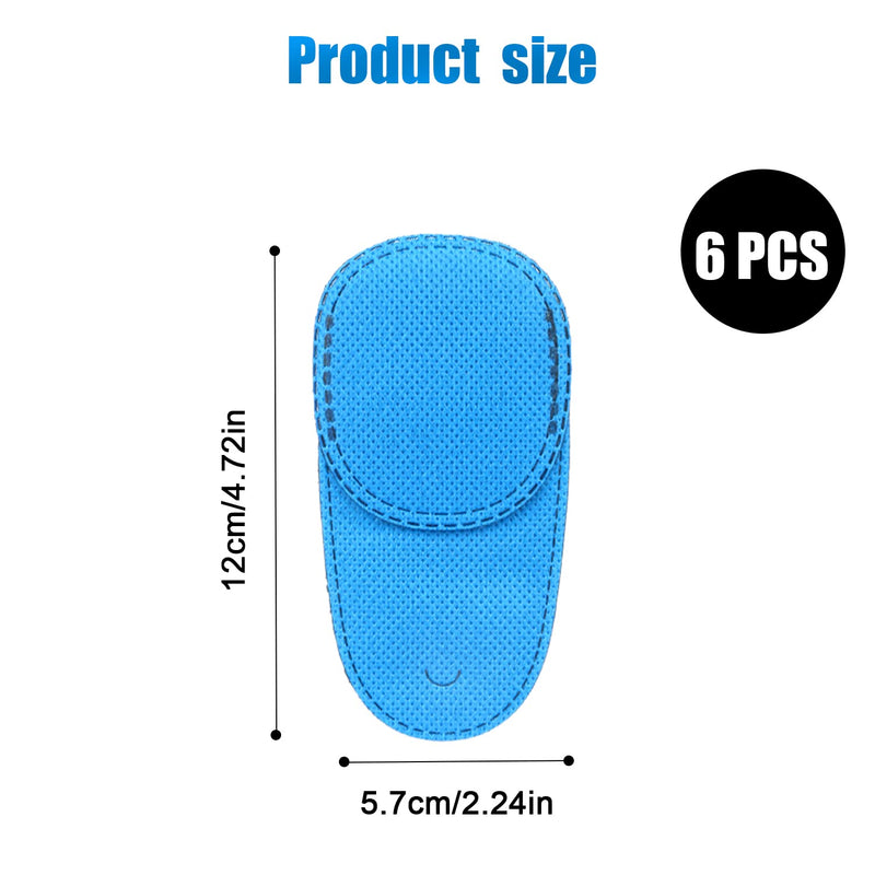 Pack Of 6 Eye Patches For Glasses, Reusable Eye Patch Made Of Non-Woven Fabric To Cover The Left Right Eye Multifunctional Eye Patch For Lazy Eye For Children And Adults (Blue) - NewNest Australia