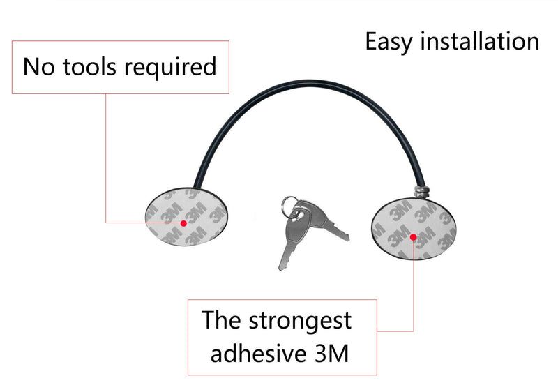 3 Pack Refrigerator Door Locks with 6 keys, File Drawer Lock, Freezer Door Lock and Child Safety Cabinet Lock by REZIPO Black 3 - NewNest Australia