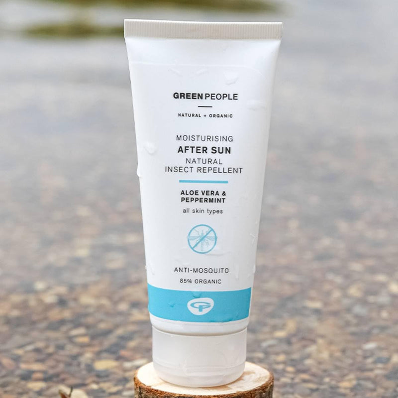 Green People Moisturising After Sun with Natural Insect Repellent 100ml | Natural, Organic Aftersun Lotion with Citrepel®75 | Travel Size | Soothing Aloe Vera & Cooling Mint | Vegan, Cruelty Free - NewNest Australia