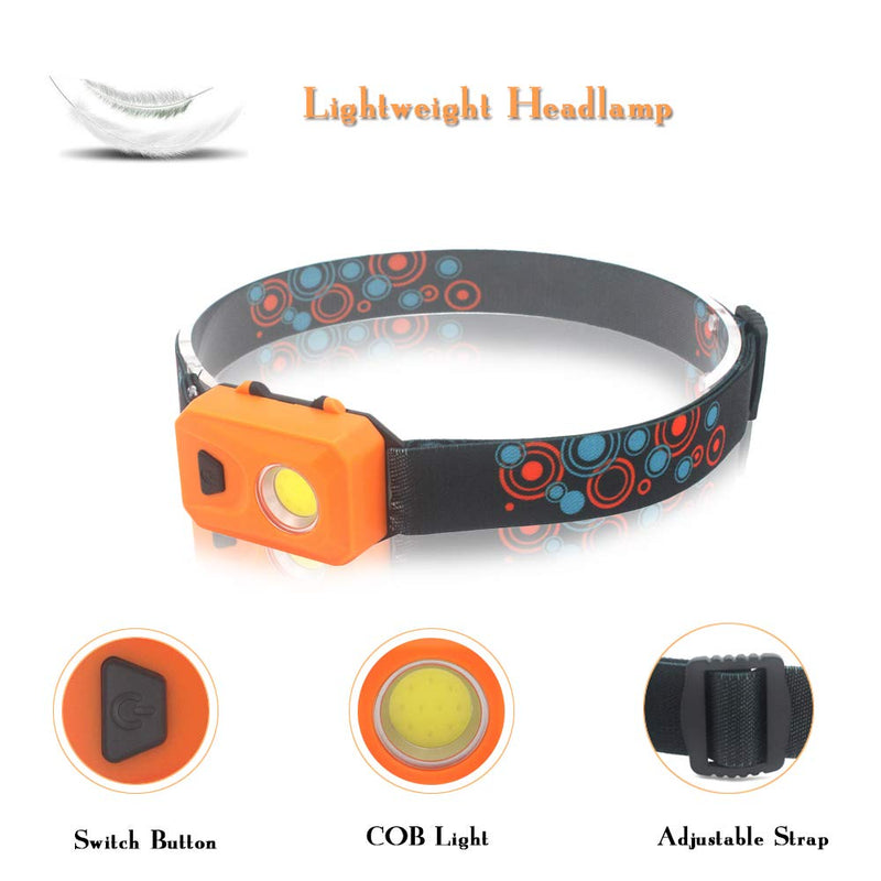 LED Headlamp Flashlight, Running Reading Camping Head Lamp for Adults and Kids, Lightweight Headlamps, 4-Pack - NewNest Australia