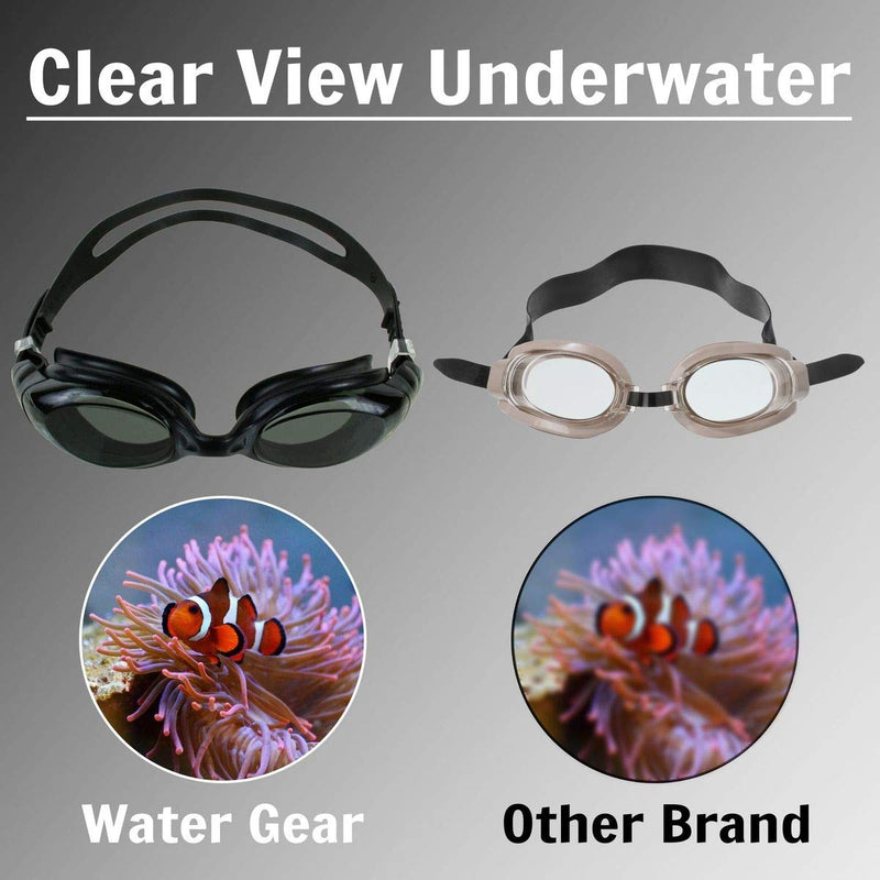 Water Gear Vapor Swim Goggles Smoke/Smoke - NewNest Australia